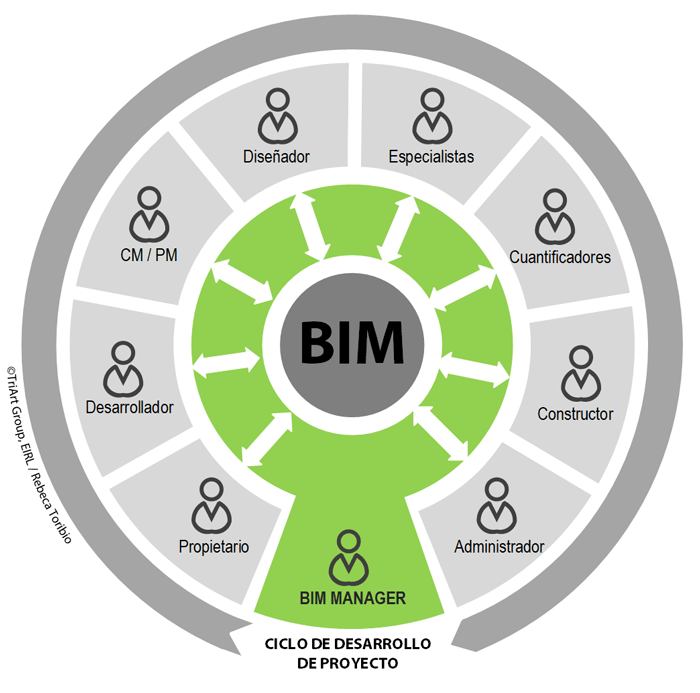 The BIM Manager is responsible for managing the exchange of information between all project parties.